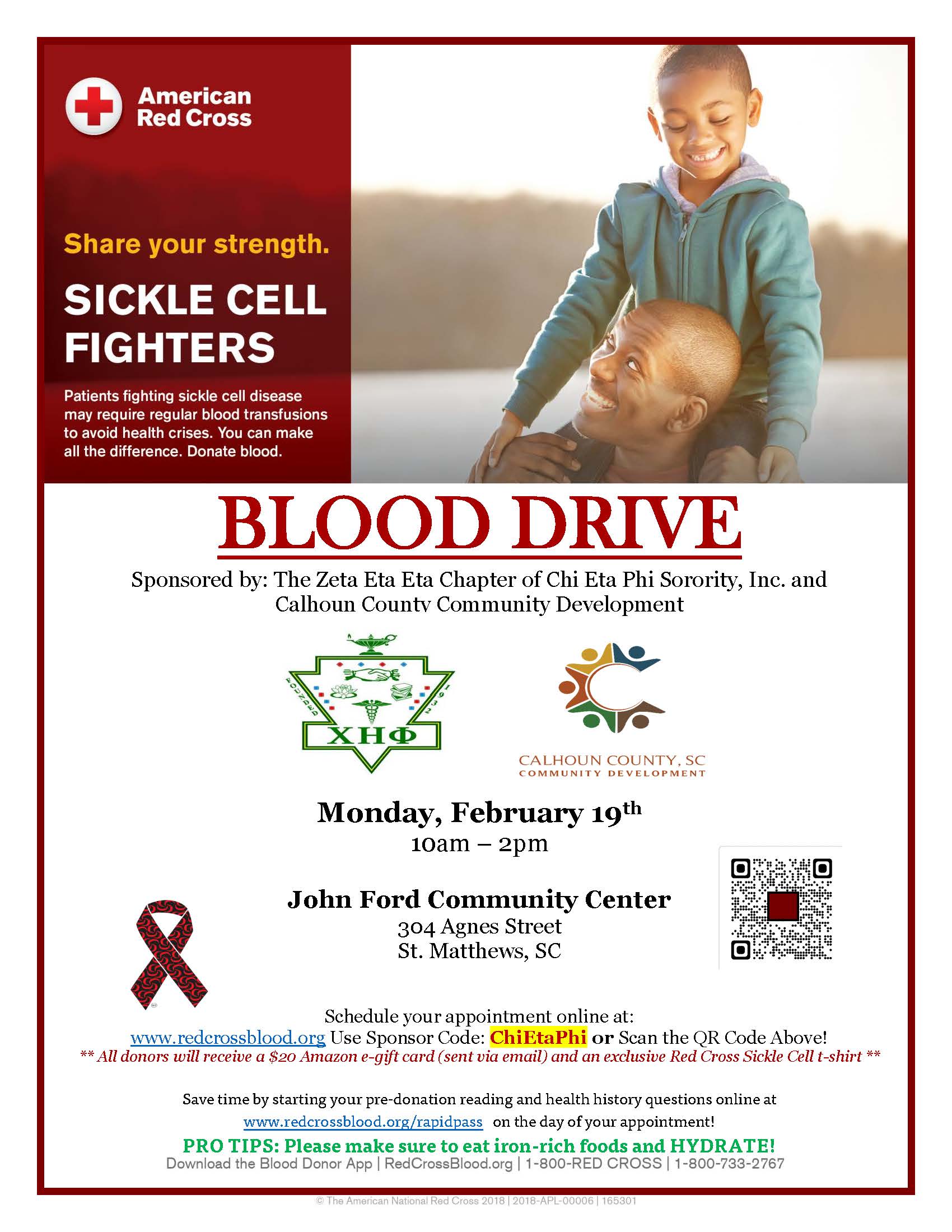 Blood Drive to be Held at John Ford Community Center
