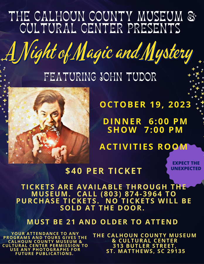 Museum to present a Night of Magic & Mystery!