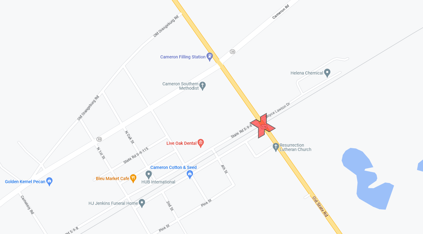 Notice of railroad crossing in Cameron from January 27-29, 2023