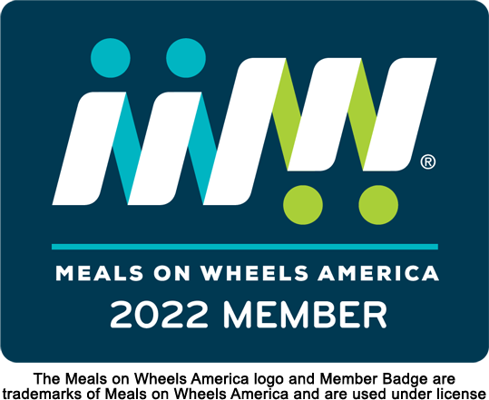 The Meals on Wheels America logo and Member Badge are trademarks of Meals on Wheels America and are used under license.