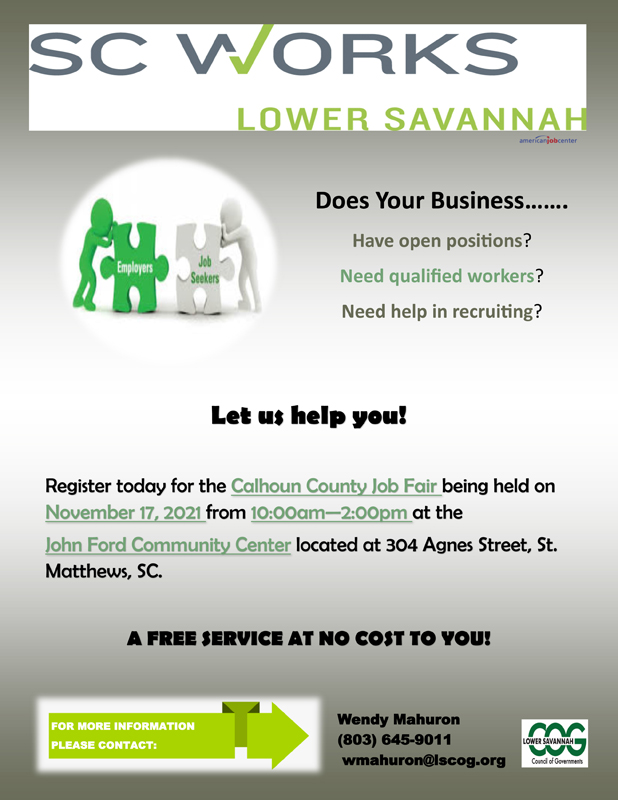 Calhoun County/LSCOG Job Fair